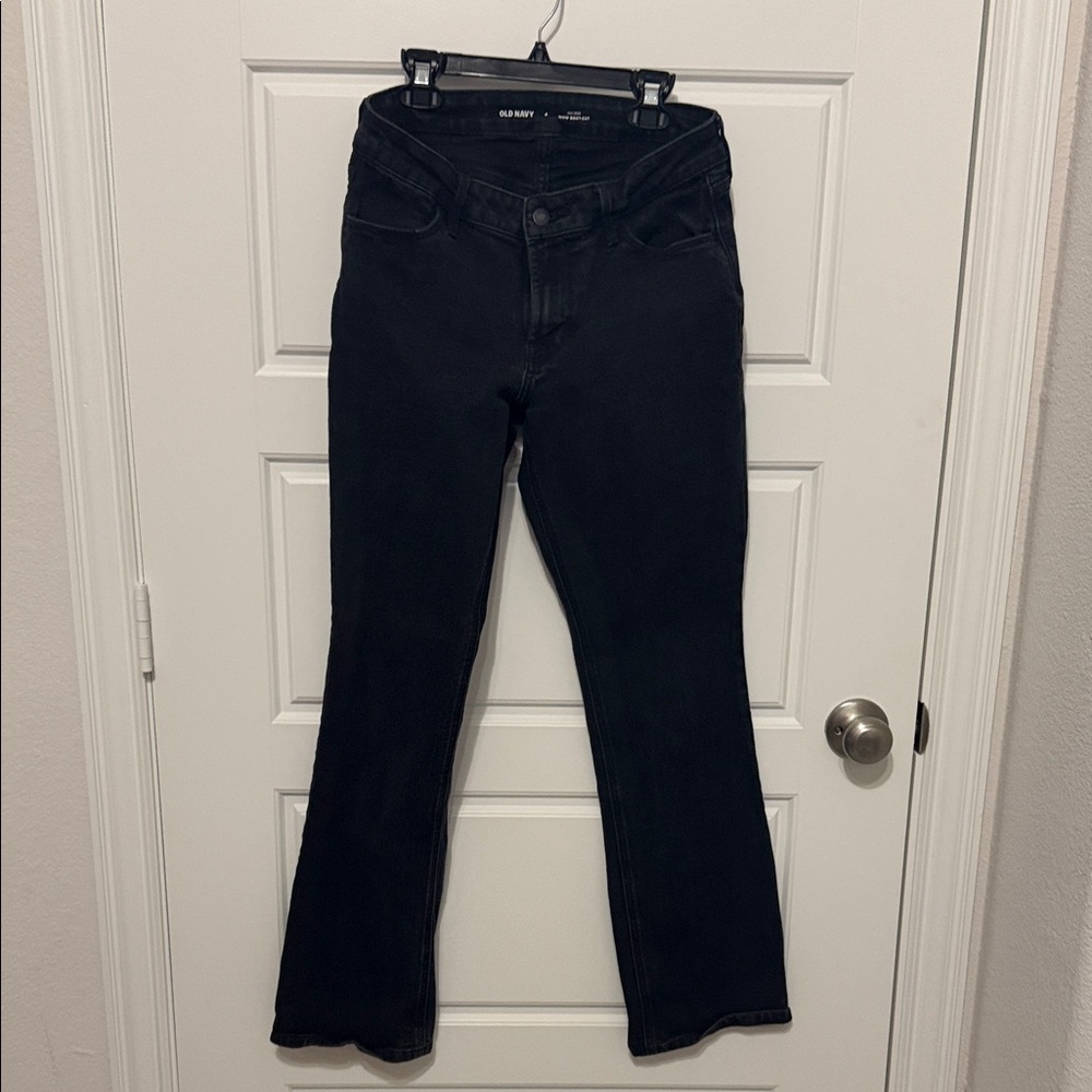 Old Navy Black Women's Boot-Cut Jeans